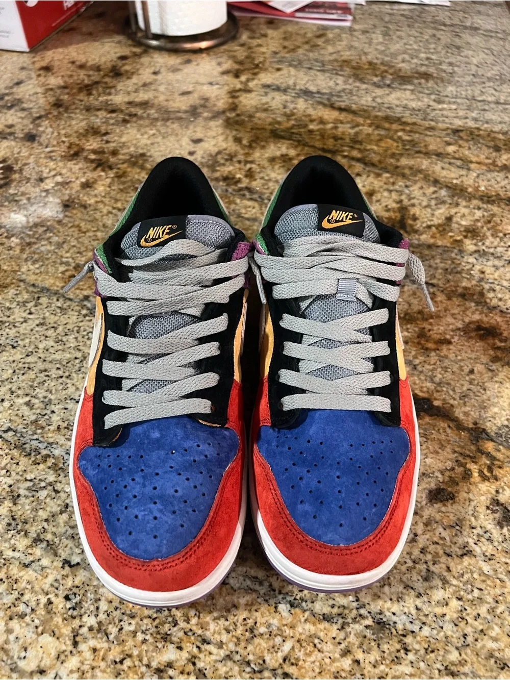 Nike Dunk Low SP Viotech 2019 Multicolor Suede Men’s Size 8 CT5050-500